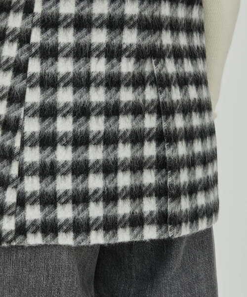 IHNN（イン）の「【IHNN/イン】モヘアスリーブレスチェックベスト（ベスト・レディース・チェック・38）」の5枚目の写真