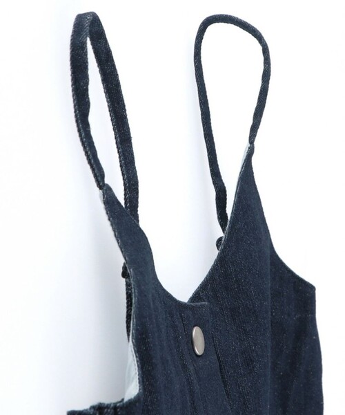 EDWIN(エドウィン)の「【Ou? by EDWIN】フロントボタンジャンパースカート(スカート・キッズ・ネイビー・100/110/120/90/150/130/140)」の4枚目の写真