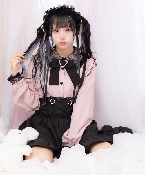 DearMyLove(ディアマイラブ)の「選べる丈ビジュースカート(スカート・レディース・ブラック系その他/ベビーピンク/ブラック系その他2/ブラック/ブルー・MEDIUM/LARGE/X-LARGE/XX-LARGE/SMALL)」の7枚目の写真