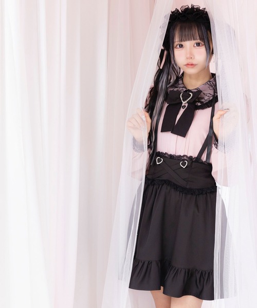 DearMyLove(ディアマイラブ)の「選べる丈ビジュースカート(スカート・レディース・ブラック系その他/ベビーピンク/ブラック系その他2/ブラック/ブルー・MEDIUM/LARGE/X-LARGE/XX-LARGE/SMALL)」の8枚目の写真
