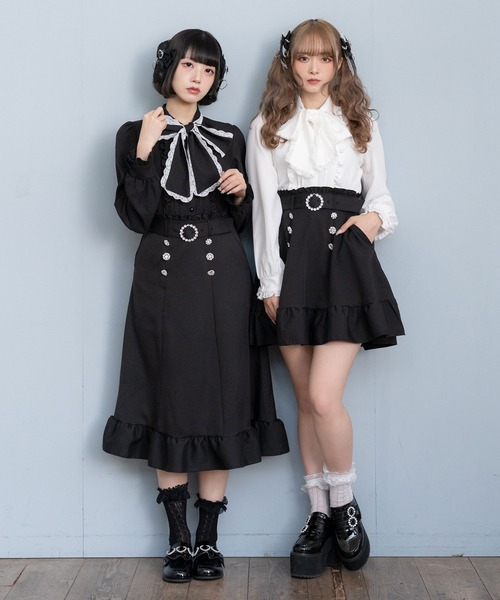 DearMyLove(ディアマイラブ)の「選べる丈ビジュースカート(スカート・レディース・ブラック系その他/ベビーピンク/ブラック系その他2/ブラック/ブルー・MEDIUM/LARGE/X-LARGE/XX-LARGE/SMALL)」の13枚目の写真