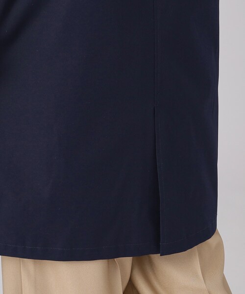 SHOO・LA・RUE（シューラルー）の「◆【防花粉/撥水】ベーシック ノーカラーコート（ノーカラーコート・レディース・ベージュ/ネイビー・02/03/04）」の15枚目の写真