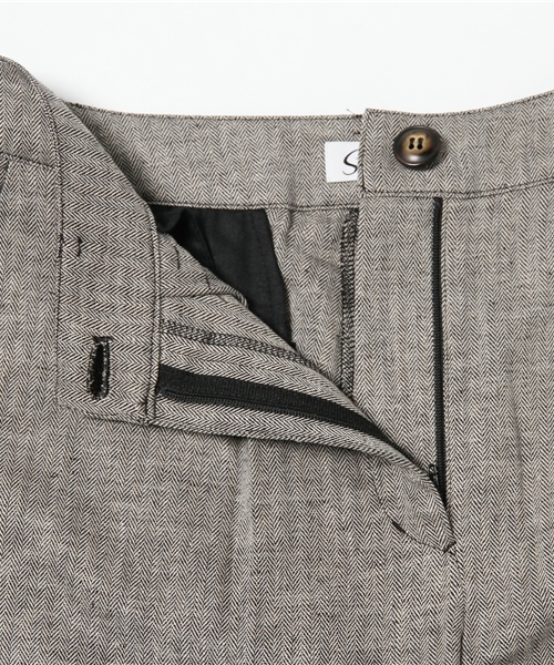 Sheta（シータ）の「ヘリンボーンワイドパンツ（その他パンツ・レディース・ベージュ/グレー・1/0）」の8枚目の写真