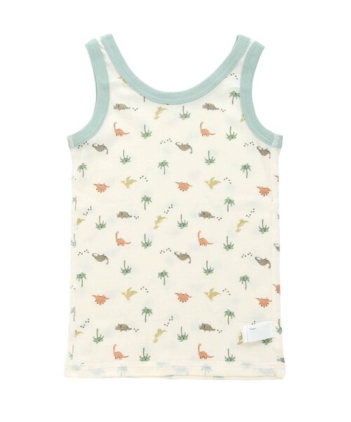 apres les cours（アプレレクール）の「BOYSフライスタンクトップ_前後ろOK（タンクトップ・キッズ・グレー/アイボリー・110/80/100/120/90/130）」の4枚目の写真