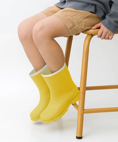 MoonStar(ムーンスター)の「MOONSTAR ムーンスター SKOOLER KIDS RAIN キッズレイン(レインシューズ・キッズ・チャコールグレー/イエロー/コーラル・15cm/16cm/17cm/18cm/19cm/20cm)」の5枚目の写真