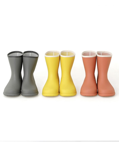 MoonStar(ムーンスター)の「MOONSTAR ムーンスター SKOOLER KIDS RAIN キッズレイン(レインシューズ・キッズ・チャコールグレー/イエロー/コーラル・15cm/16cm/17cm/18cm/19cm/20cm)」の7枚目の写真