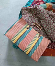 CONTROL FREAK(コントロールフリーク)メタルハンドルストライプトート