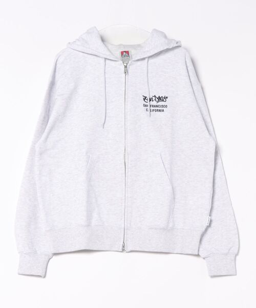BEN DAVIS(ベンデイビス)の「【BEN DAVIS/ベンデイビス】 バックプリント裏毛フルジップパーカー フーディー ストリート 8ボール ダイス ルード(パーカー・メンズ・ライトパープル/ブラック/グレー・X-LARGE/LARGE/MEDIUM)」の1枚目の写真