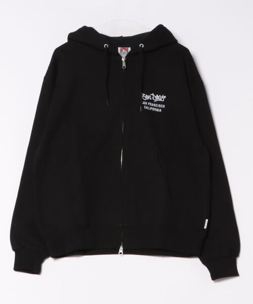 BEN DAVIS(ベンデイビス)の「【BEN DAVIS/ベンデイビス】 バックプリント裏毛フルジップパーカー フーディー ストリート 8ボール ダイス ルード(パーカー・メンズ・ライトパープル/ブラック/グレー・X-LARGE/LARGE/MEDIUM)」の3枚目の写真