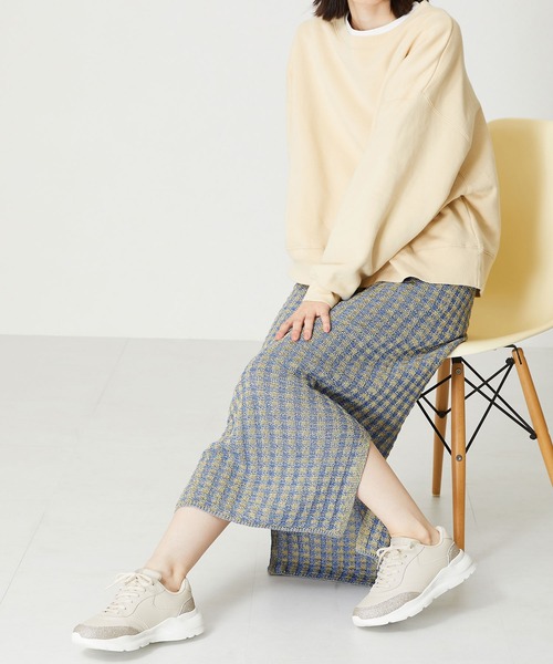 ORiental TRaffic（オリエンタルトラフィック）の「グリッター切替パーツスニーカー OT3732（スニーカー・レディース・ベージュ/ピンク/ホワイト・35/36/37/38/39/40/41/34/42）」の21枚目の写真