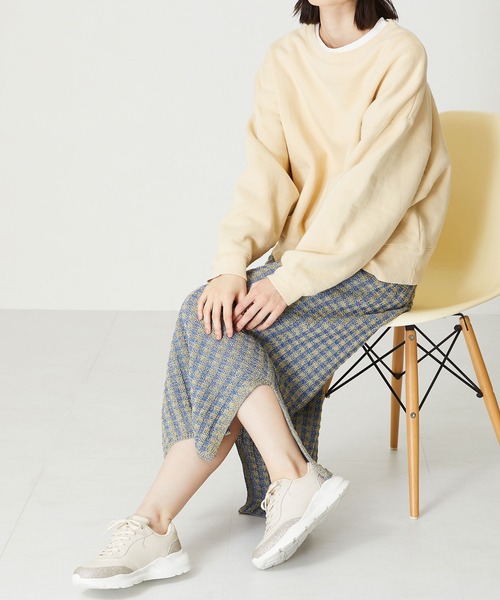 ORiental TRaffic（オリエンタルトラフィック）の「グリッター切替パーツスニーカー OT3732（スニーカー・レディース・ベージュ/ピンク/ホワイト・35/36/37/38/39/40/41/34/42）」の22枚目の写真