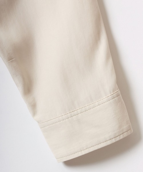 BEN DAVIS（ベンデイビス）の「BEN DAVIS/ベンデイビス FIFTIES LS SHIRT/オーバーサイズ ドレープ バックチェーン刺繍 オープンカラーシャツ/トロミシャツ（シャツ/ブラウス・メンズ・ブラック/アイボリー・M/L/XL）」の15枚目の写真