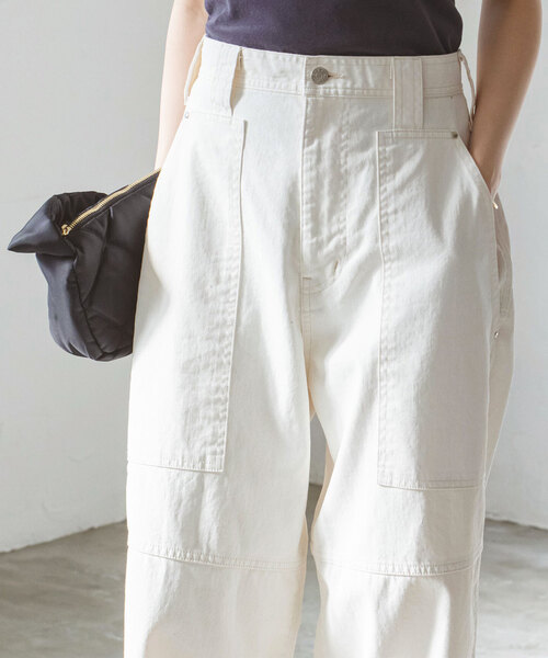 SERGE de bleu PAINTER PANTS サージ カーゴパンツ 白 セール】【SERGE de bleu】PAINTER PANTS（デニムパンツ）｜SERGE de