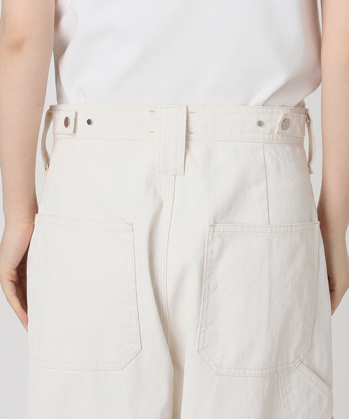 SERGE de bleu（サージ）の「【SERGE de bleu】PAINTER PANTS（デニムパンツ・レディース・ホワイト・36/38）」の21枚目の写真