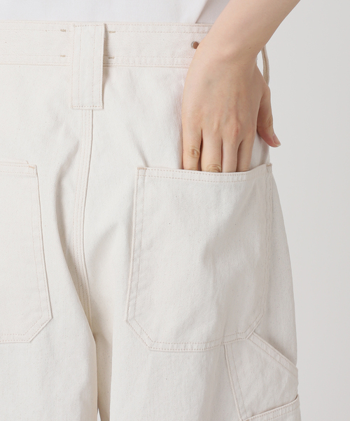 SERGE de bleu（サージ）の「【SERGE de bleu】PAINTER PANTS（デニムパンツ・レディース・ホワイト・36/38）」の19枚目の写真