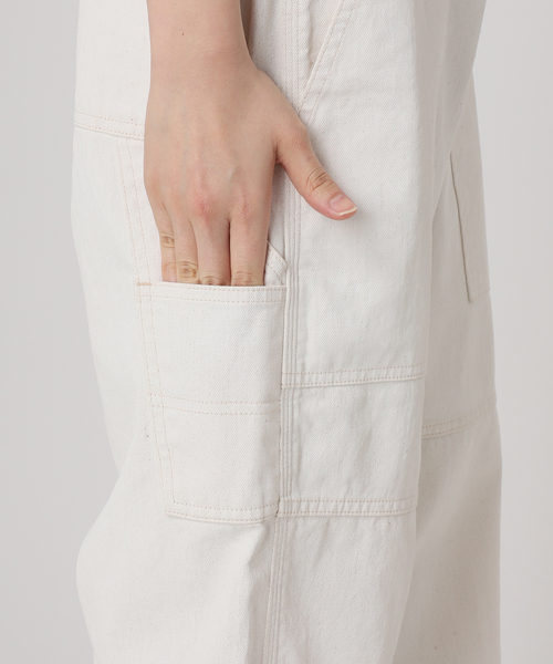 SERGE de bleu（サージ）の「【SERGE de bleu】PAINTER PANTS（デニムパンツ・レディース・ホワイト・36/38）」の18枚目の写真