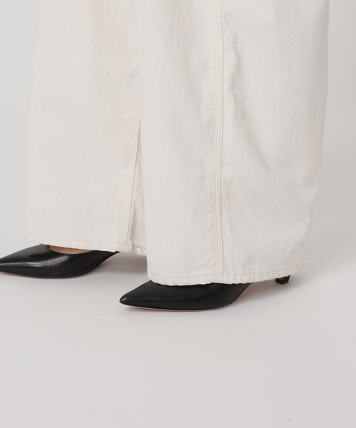 SERGE de bleu（サージ）の「【SERGE de bleu】PAINTER PANTS（デニムパンツ・レディース・ホワイト・36/38）」の16枚目の写真