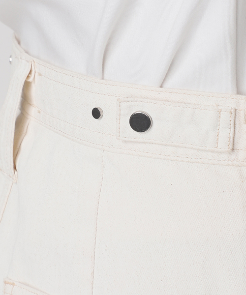 SERGE de bleu（サージ）の「【SERGE de bleu】PAINTER PANTS（デニムパンツ・レディース・ホワイト・36/38）」の15枚目の写真