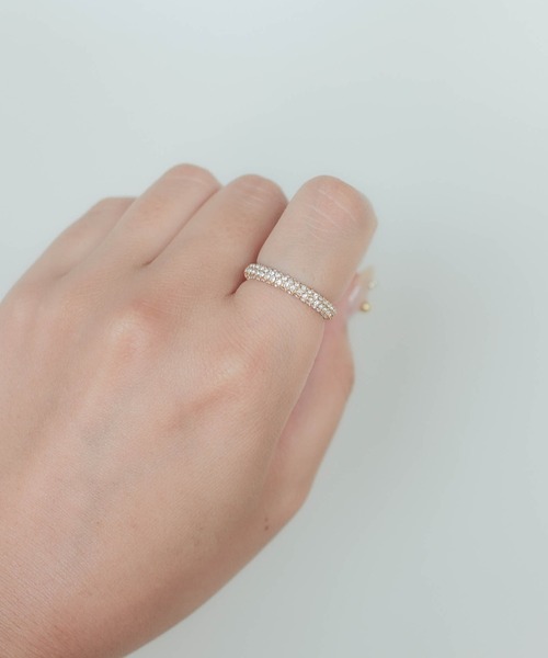 ebine(エビネ)の「Chubby Many Zircon Ring(リング・レディース・ゴールド・11/13/16)」の12枚目の写真