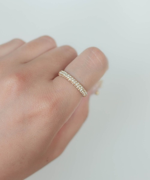 ebine(エビネ)の「Chubby Many Zircon Ring(リング・レディース・ゴールド・11/13/16)」の6枚目の写真