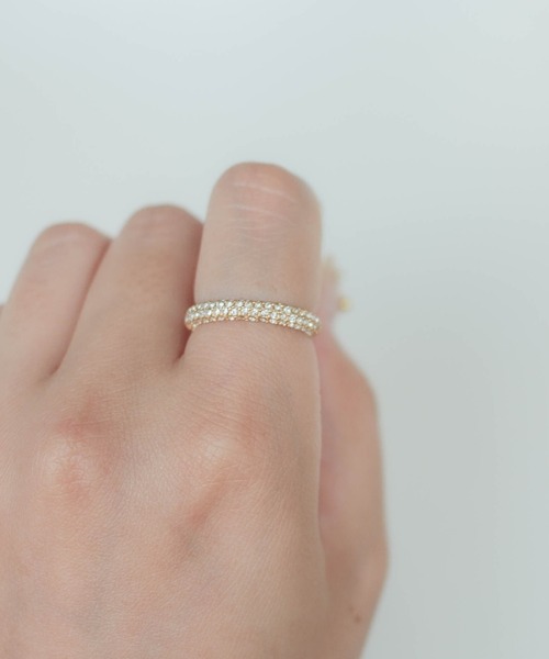 ebine(エビネ)の「Chubby Many Zircon Ring(リング・レディース・ゴールド・11/13/16)」の10枚目の写真