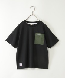 ikka | 異素材ポケット付きTシャツ（120~160cm）(Tシャツ/カットソー)