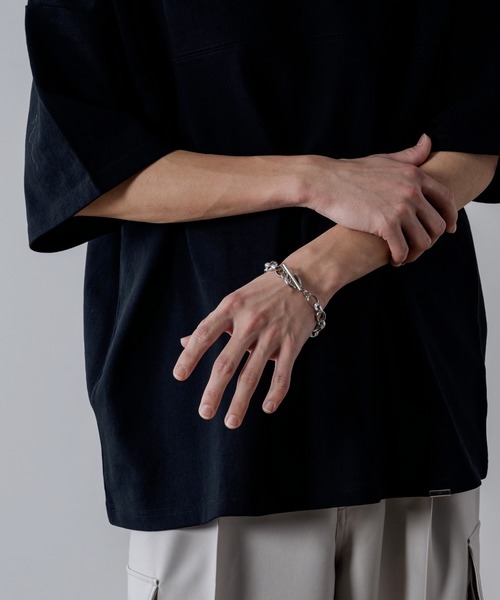 PLAN To（プラントゥ）の「Surgical Stainless Wide Chain Bracelet - サージカルステンレスワイドチェーンブレスレット（ブレスレット・メンズ・シルバー系その他/シルバー系その他2/シルバー系その他3・FREE）」の14枚目の写真