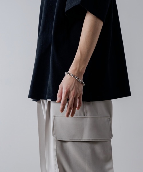 PLAN To（プラントゥ）の「Surgical Stainless Wide Chain Bracelet - サージカルステンレスワイドチェーンブレスレット（ブレスレット・メンズ・シルバー系その他/シルバー系その他2/シルバー系その他3・FREE）」の6枚目の写真