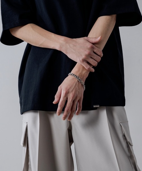 PLAN To（プラントゥ）の「Surgical Stainless Wide Chain Bracelet - サージカルステンレスワイドチェーンブレスレット（ブレスレット・メンズ・シルバー系その他/シルバー系その他2/シルバー系その他3・FREE）」の8枚目の写真