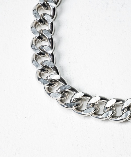 PLAN To（プラントゥ）の「Surgical Stainless Wide Chain Bracelet - サージカルステンレスワイドチェーンブレスレット（ブレスレット・メンズ・シルバー系その他/シルバー系その他2/シルバー系その他3・FREE）」の21枚目の写真