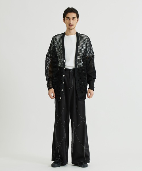 サルバム SN-K07-850 メッシュオーバーニット メンズ S（sulvam  