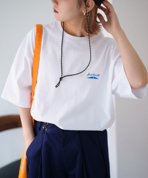 CIAOPANIC TYPY（チャオパニックティピー）の「【ジャックパーセル別注】ワンポイントロゴTee/接触冷感（Tシャツ/カットソー・メンズ・グレー/ホワイト/ブラック・MEDIUM/LARGE）」の2枚目の写真
