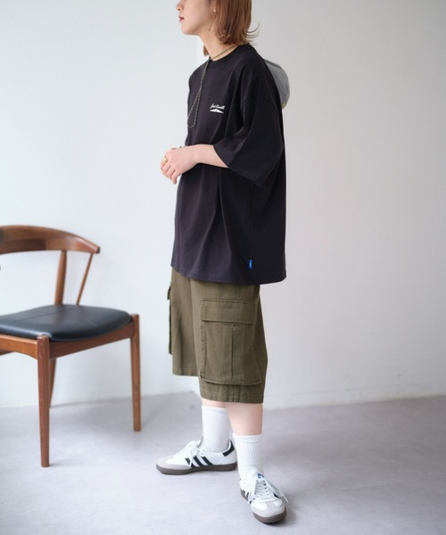 CIAOPANIC TYPY（チャオパニックティピー）の「【ジャックパーセル別注】ワンポイントロゴTee/接触冷感（Tシャツ/カットソー・メンズ・グレー/ホワイト/ブラック・MEDIUM/LARGE）」の17枚目の写真