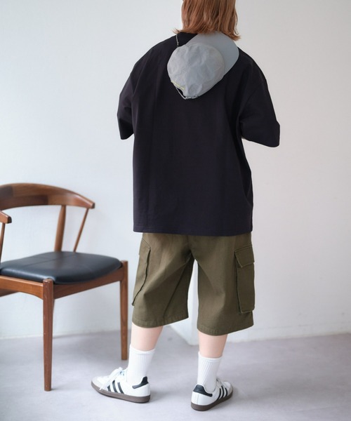 CIAOPANIC TYPY（チャオパニックティピー）の「【ジャックパーセル別注】ワンポイントロゴTee/接触冷感（Tシャツ/カットソー・メンズ・グレー/ホワイト/ブラック・MEDIUM/LARGE）」の6枚目の写真