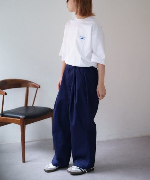 CIAOPANIC TYPY（チャオパニックティピー）の「【ジャックパーセル別注】ワンポイントロゴTee/接触冷感（Tシャツ/カットソー・メンズ・グレー/ホワイト/ブラック・MEDIUM/LARGE）」の16枚目の写真