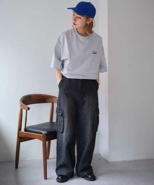 CIAOPANIC TYPY（チャオパニックティピー）の「【ジャックパーセル別注】ワンポイントロゴTee/接触冷感（Tシャツ/カットソー・メンズ・グレー/ホワイト/ブラック・MEDIUM/LARGE）」の18枚目の写真