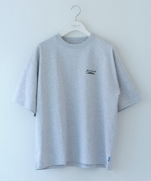 CIAOPANIC TYPY（チャオパニックティピー）の「【ジャックパーセル別注】ワンポイントロゴTee/接触冷感（Tシャツ/カットソー・メンズ・グレー/ホワイト/ブラック・MEDIUM/LARGE）」の8枚目の写真