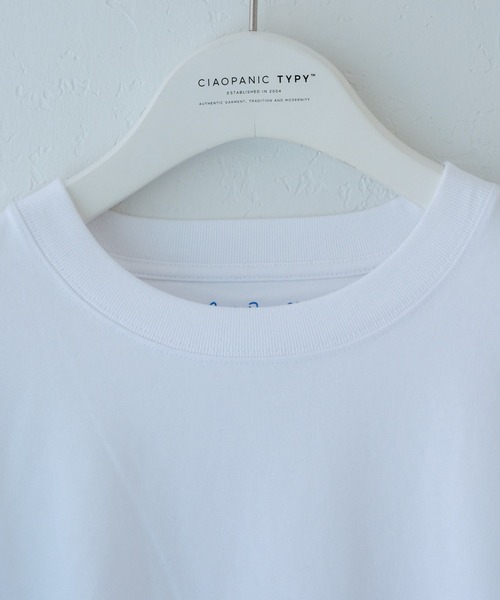 CIAOPANIC TYPY（チャオパニックティピー）の「【ジャックパーセル別注】ワンポイントロゴTee/接触冷感（Tシャツ/カットソー・メンズ・グレー/ホワイト/ブラック・MEDIUM/LARGE）」の15枚目の写真