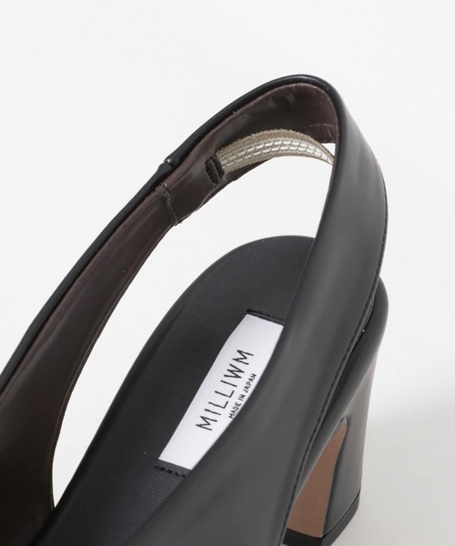 URBAN RESEARCH（アーバンリサーチ）の「『別注』『MADE IN JAPAN』 MILLIWM×URBAN RESEARCH　ヒールパンプス（パンプス・レディース・ブラック/シルバー/オフホワイト・36/37/38）」の16枚目の写真