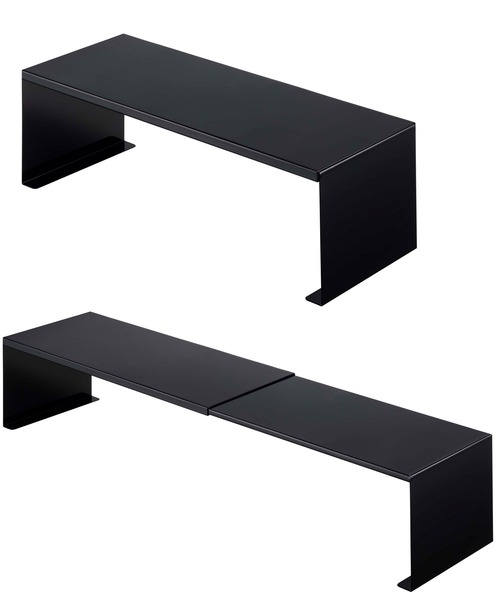 tower（タワー）の「tower(タワー) 伸縮洗濯機排水口上ラック（ランドリーグッズ・レディース・ブラック/ホワイト・F）」の10枚目の写真