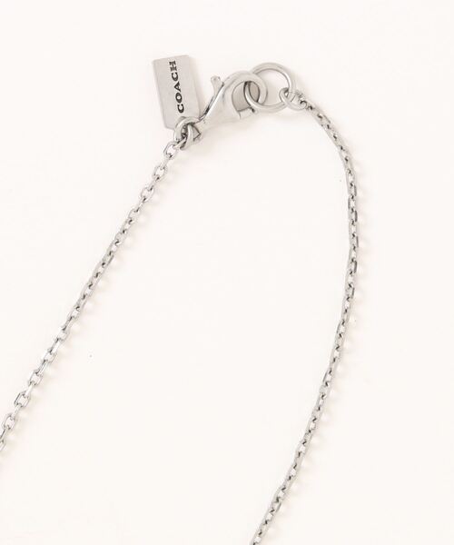 COACH（コーチ）の「スターリング シルバー スケルタル レキシー ペンダント ネックレス（ネックレス・メンズ・シルバー系その他・ONE）」の5枚目の写真