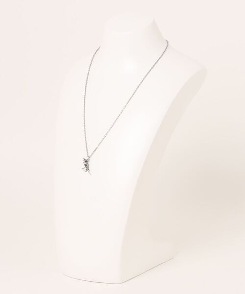 COACH（コーチ）の「スターリング シルバー スケルタル レキシー ペンダント ネックレス（ネックレス・メンズ・シルバー系その他・ONE）」の4枚目の写真