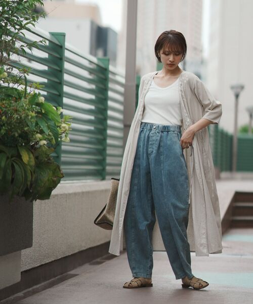 rps（アールピーエス）の「刺繍ガウンワンピース（ワンピース）」 - WEAR