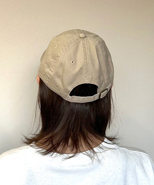 CRB（シーアールビー）の「カラーロゴ刺繍キャップ（キャップ・レディース・チャコールグレー/ブルー/アイボリー/ベージュ・F）」の8枚目の写真