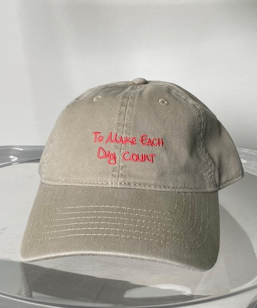 CRB（シーアールビー）の「カラーロゴ刺繍キャップ（キャップ・レディース・チャコールグレー/ブルー/アイボリー/ベージュ・F）」の9枚目の写真