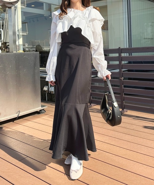 セール】パールベルト付きキャミワンピース【ZOZOTOWN限定アイテム