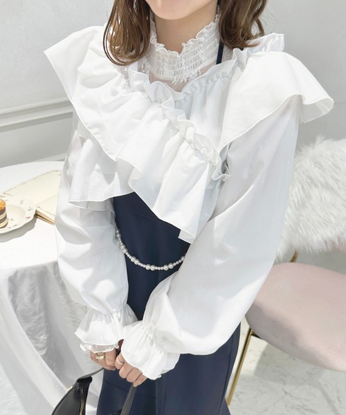 apres jour(アプレジュール)の「パールベルト付きキャミワンピース【ZOZOTOWN限定アイテム】(ワンピース・レディース・ブラック/ネイビー/ピンクベージュ・フリー/X-LARGE)」の15枚目の写真