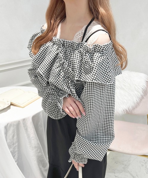 apres jour(アプレジュール)の「パールベルト付きキャミワンピース【ZOZOTOWN限定アイテム】(ワンピース・レディース・ブラック/ネイビー/ピンクベージュ・フリー/X-LARGE)」の9枚目の写真