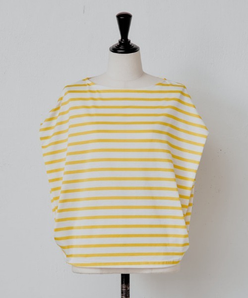 BEARDSLEY（ビアズリー）の「ボーダーマルTee（Tシャツ/カットソー・レディース・ブラック/イエロー・FREE）」の3枚目の写真