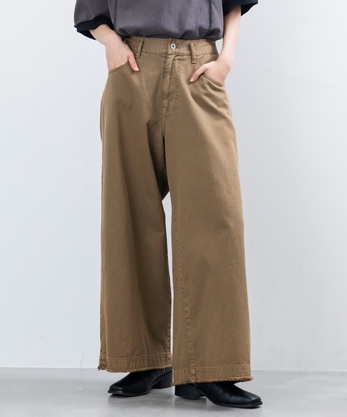 JUNRED（ジュンレッド）の「カラーデニムマキシフレア（デニムパンツ・メンズ・オレンジ/グリーン/サックスブルー/ベージュ系その他・L/M/S）」の2枚目の写真